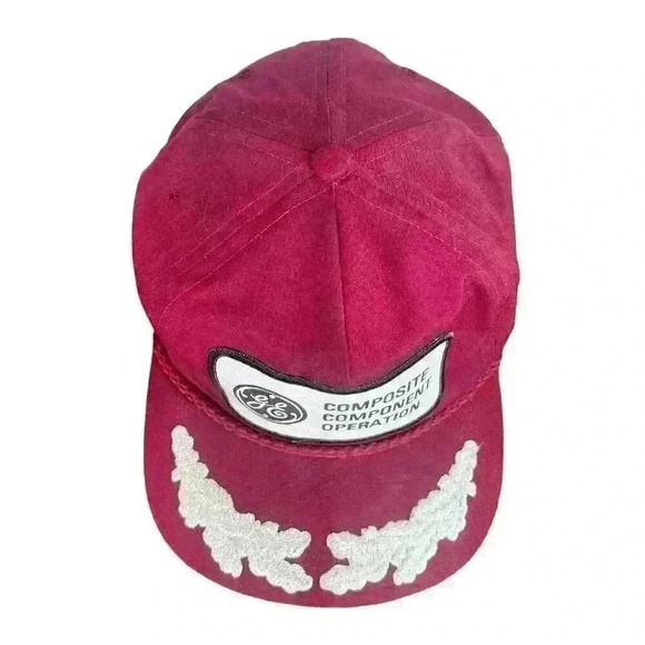 Vintage GE Strapback Hat Patch - Composite Component Operation - Picture 4 of 13